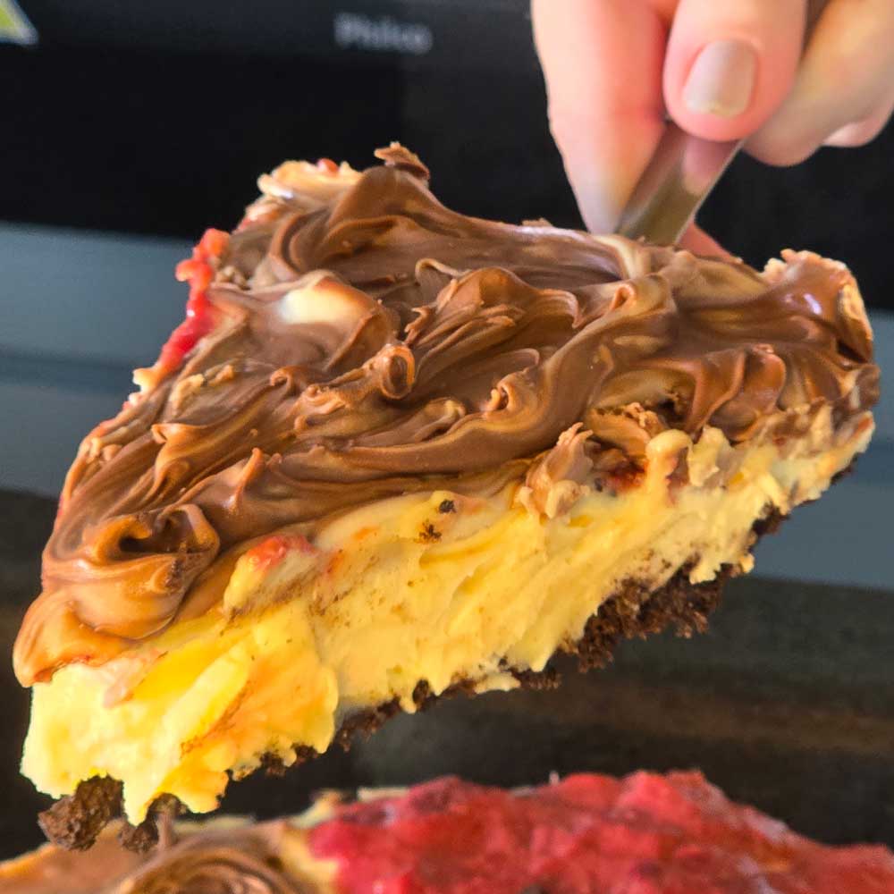 Torta de ninho com Negresco e Nutella